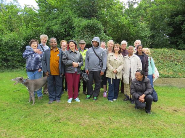 Mitcham Cricket Green Ward boundary walk Civic Day June 2013 Mitcham Garden Village