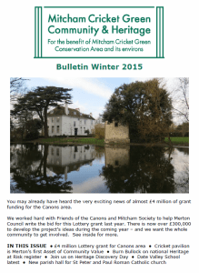 MCGC&H newsletter Winter 2015