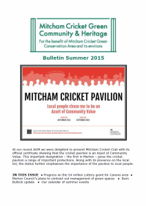 Bulletin Summer 2015 cover