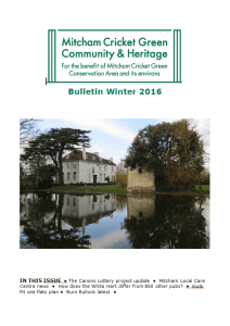 MCGCH newsletter Winter 2016 cover