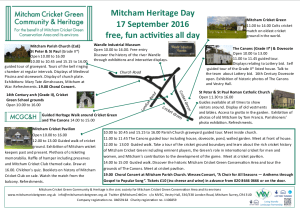 Mitcham Heritage Day 17 Sep 2016