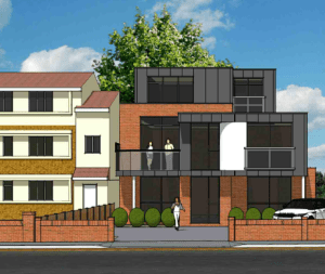 Commonside West 22 - demolition for flats - Sep 16